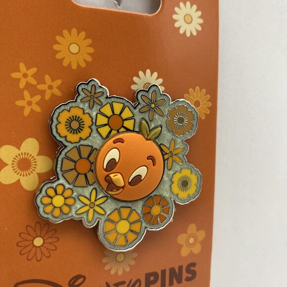 Disney World 2023 Epcot Flower & Garden Festival Orange Bird LR Parks Trading - Picture 3 of 4